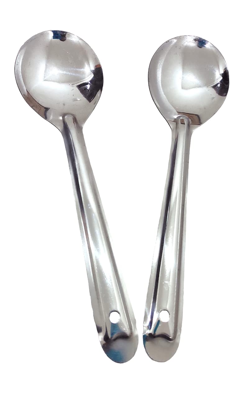 Buy Stainless Steel Serving Spoon Set for Dining, Cooking Spoon Set for