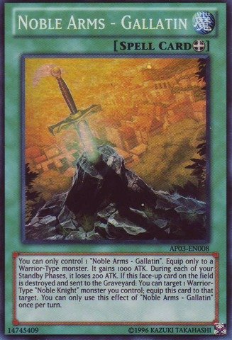 YU-GI-OH! - Noble Arms - Gallatin (AP03-EN008) - Astral Pack: Booster Three - Unlimited Edition - Super Rare