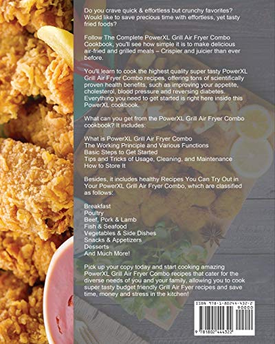 The Complete PowerXL Grill Air Fryer Combo Cookbook: Quick and Easy Homemade PowerXL Grill Air Fryer Recipes for Healthy Eating image 4