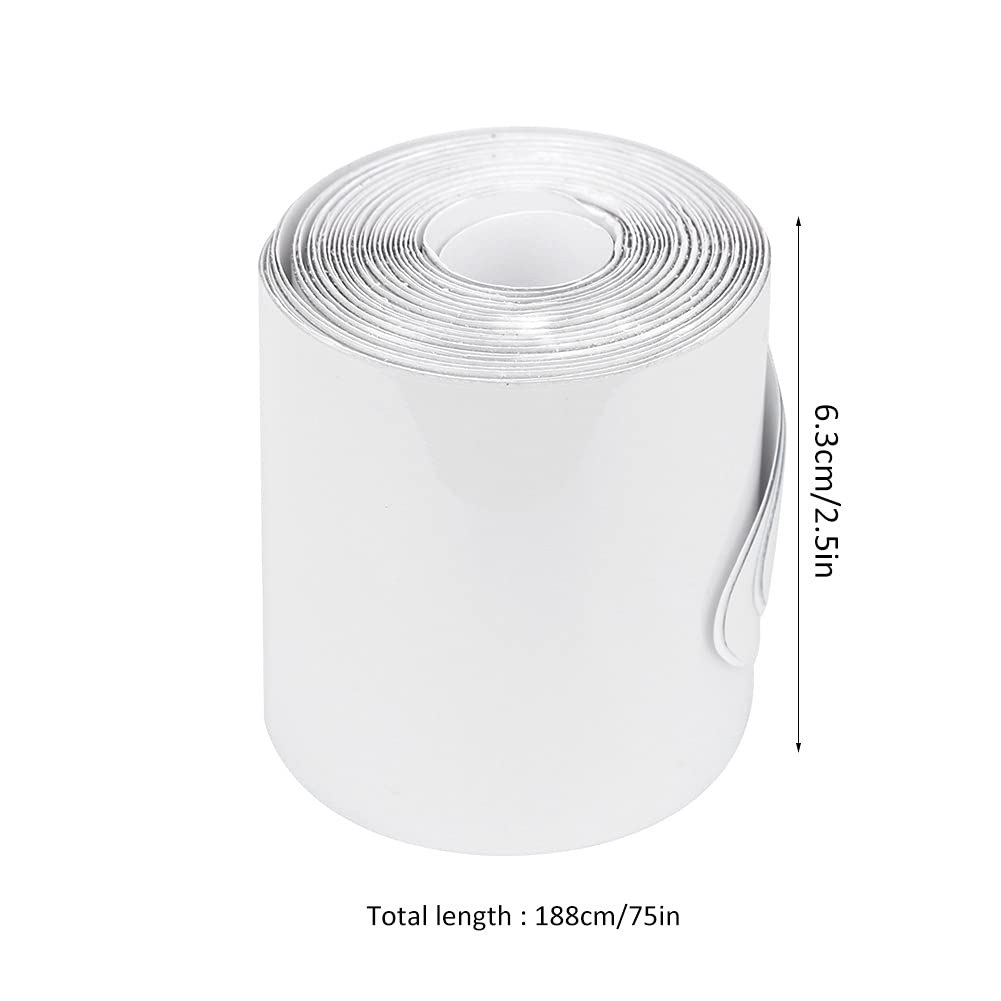 Cinta Protección Borde Tabla Surf PVC 2 Piezas Transparente