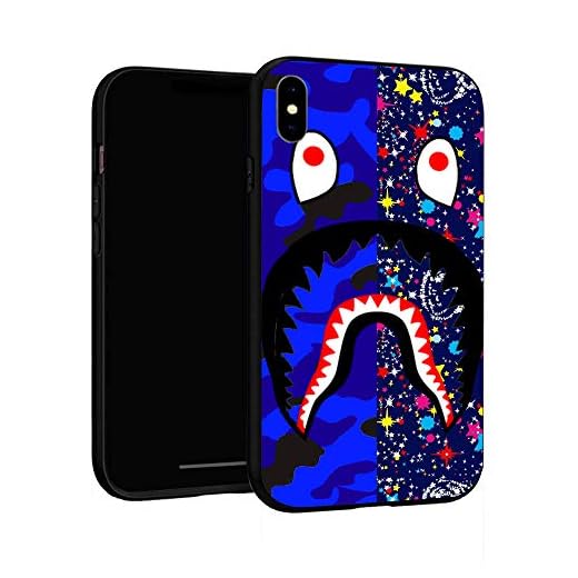 iPhone XR Case Non-Skid Cover Case (Bape-Shark-2)