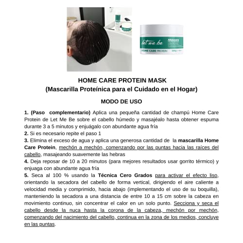 Máscara Pós Progressiva Home Care Protein - 250g, Let Me Be