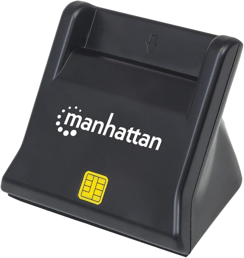 MANHATTAN Standing USB Smart/Sim Card Reader (102025)