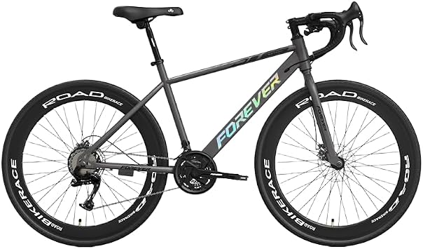 Bicycle, 27 Speed, Road Bike, Cross Bike, Adult Speed Bike, 28C Tires, High Carbon Steel Frame, Drop Handle, Disc Brake, Street Riding, Commuting to Work or School