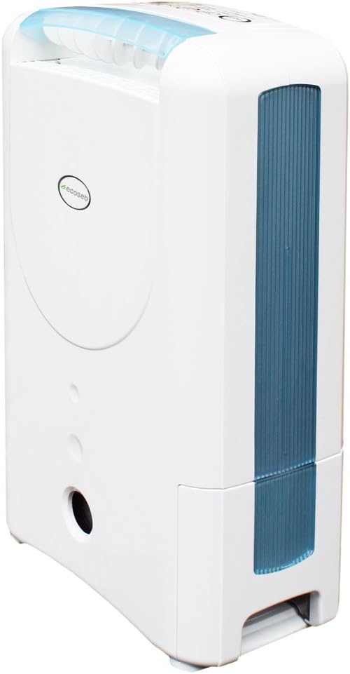 DD122EA-CLASSIC Desiccant Dehumidifier with Ionizer, 15-Pint, White, 120V