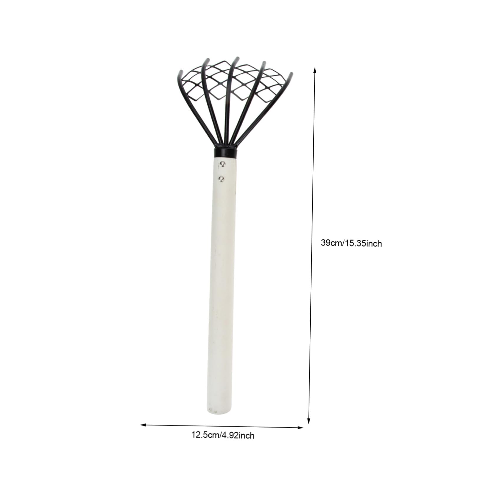 DOITOOL 2 Stück Handrechen aus Eisen mit Holzgriff 5-zinkiger Klauenrechen als Ausgrabungswerkzeug für Meeresfrüchte Beim Garten und Strandgarten in Sommerferien