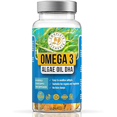 Vegan Omega 3 Algae Oil Capsules Cover