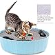 Pawaboo Katzenspielzeug Elektrische Maus, Interaktiv Kätzchen Spielzeug Katzenbett Kratzmatte Katzenminze, Süß und Sicher Spielzeug Spielball für Kleine Katze Spiel Beißen Kauen - Blau