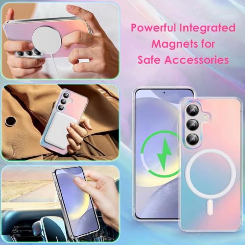 Coque Samsung S25 Plus holographique avec Magsafe intégrée - 5