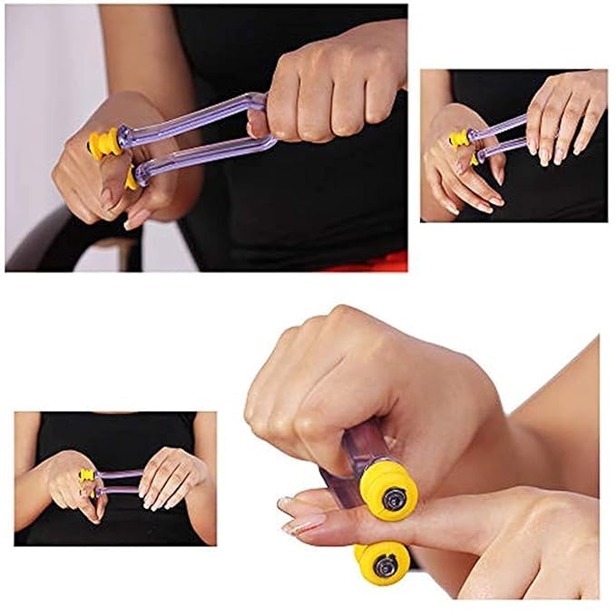 Image of acupressure Finger Care Massager Rings Power Balls-Power Thumbs-Reflexology Chart For Hand /Feet