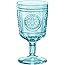 Bormioli Rocco Romantic Stemware Glass, Set of 4, 4 Count (Pack of 1), Light Blue
