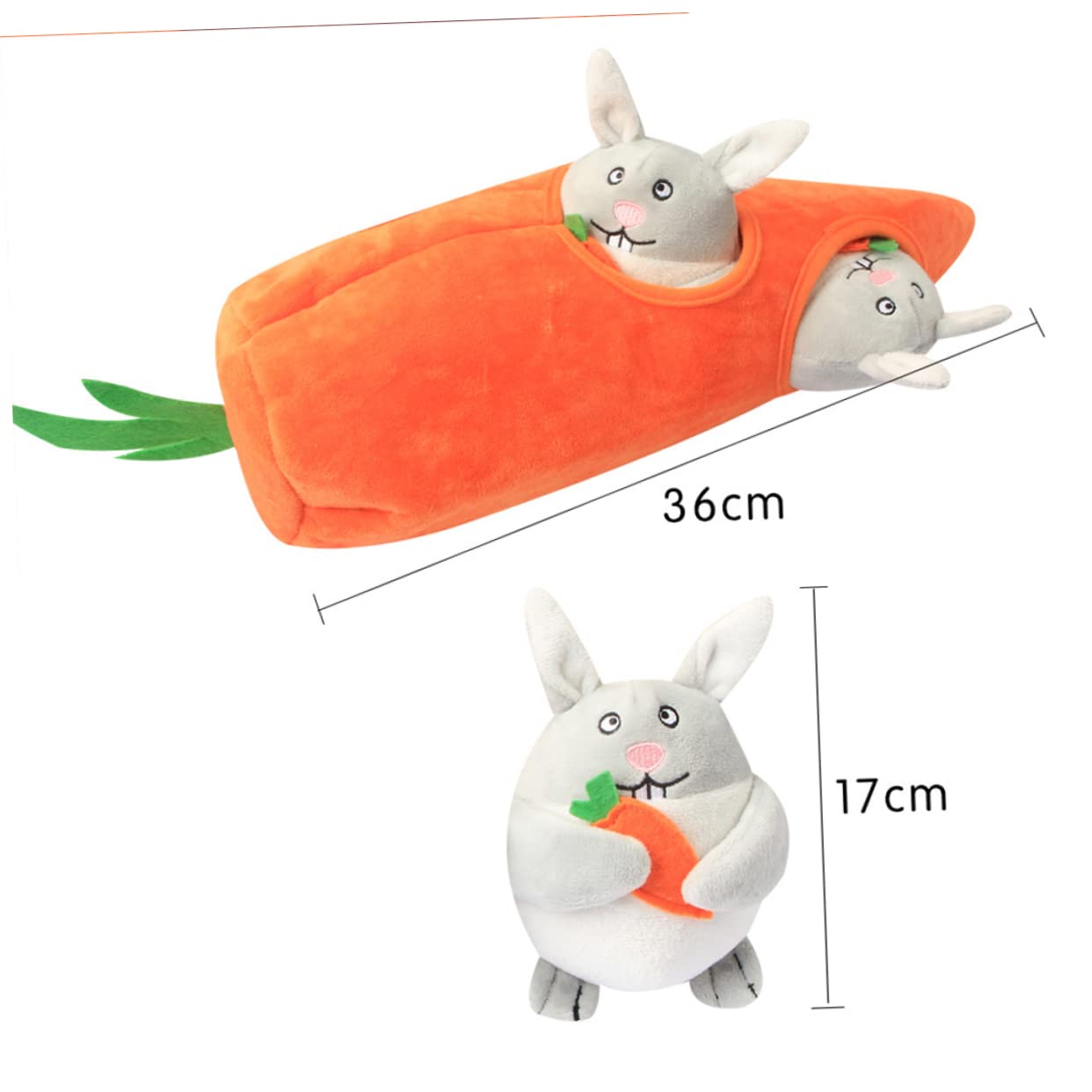 BESPORTBLE 2piezas Juguete De Peluche para Perros Mediano Squeaker Suave y Duradero para Masticar y Jugar Casa para Perros Pequeños y