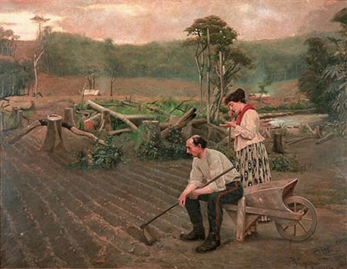 XcBAIHOUD Pinturas Famosas Figura Pintura Famosos Cuadros Tempora Mutantur di Pedro Weingartner para Regalo 60x90cm