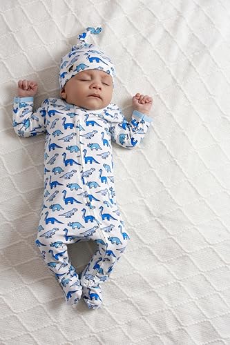Image of monica + andy Double Zipper One Piece, 100% Organic Baby Clothes for Girls & Boys, Unisex, Preemie, Newborn & Infant Sizes