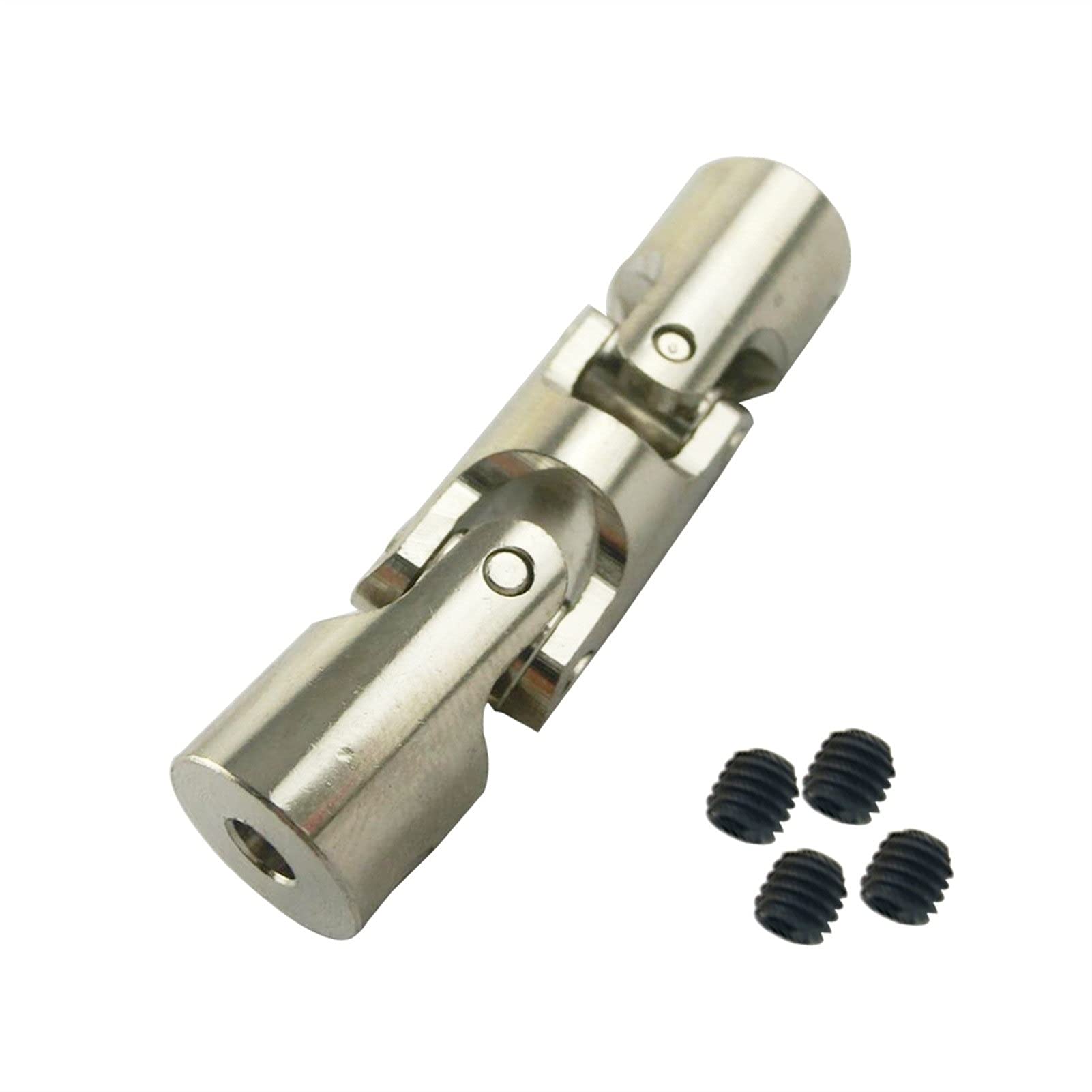 DINGGUANGHE-CUP Coupler Model Metal Joint Couplings Double Universal Joint 1PC Metal (Inner Diameter : 6mm to 6mm)