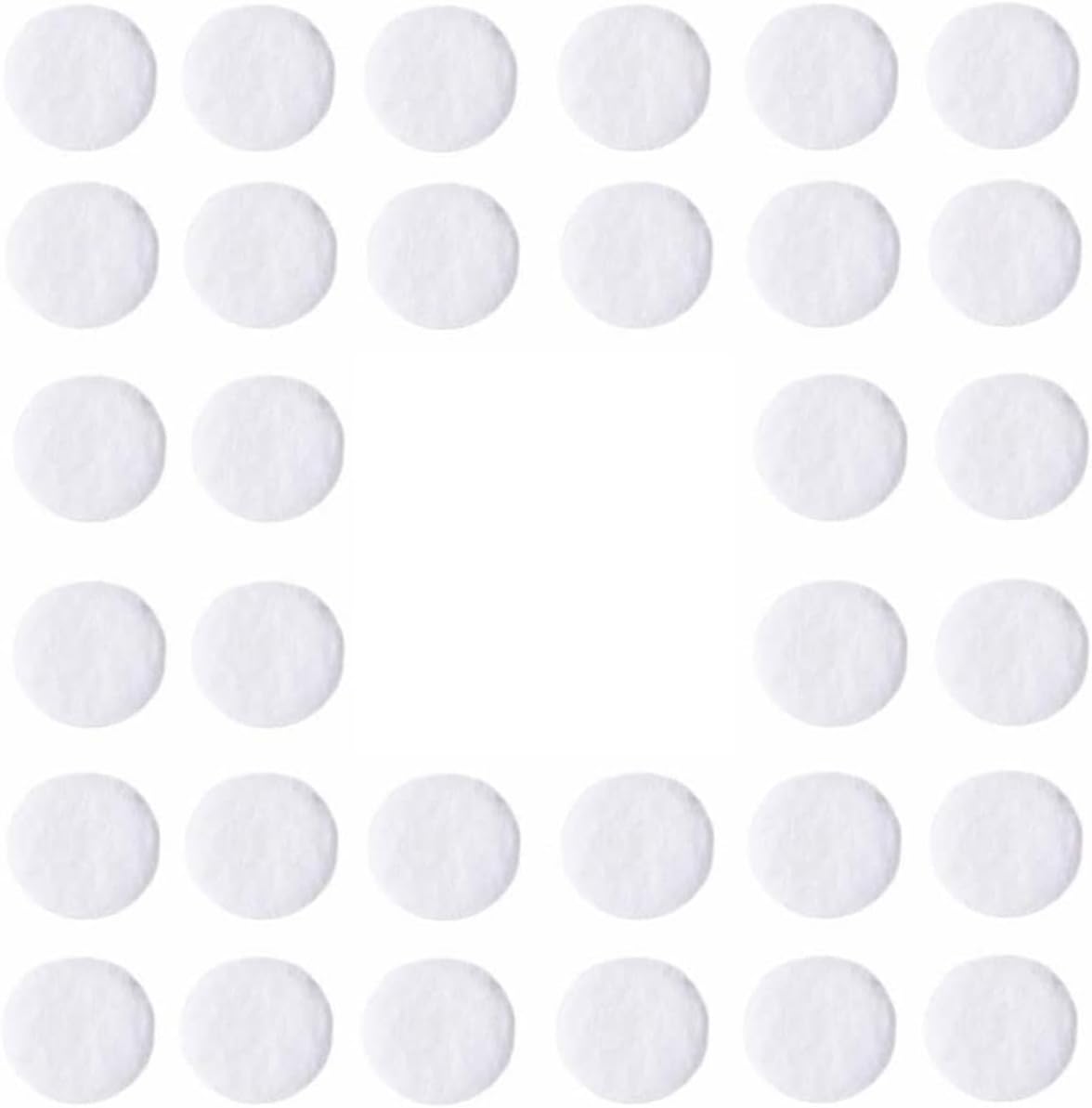 Cotton filter, 100PCS 10 mm Microdermabrasion Sponge filter Replacement Facial Vacuum Filters for vacuum dermabrasion White (100pcs)
