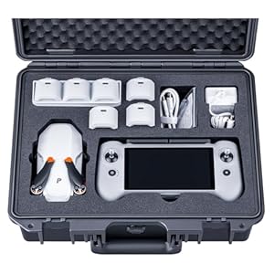 Lykus Titan AM110 Wasserdicht Tasche/Koffer/Case für Potensic Atom 2 und PTD 1 RC, Unterstützt 7 Akkus[NUR Koffer]