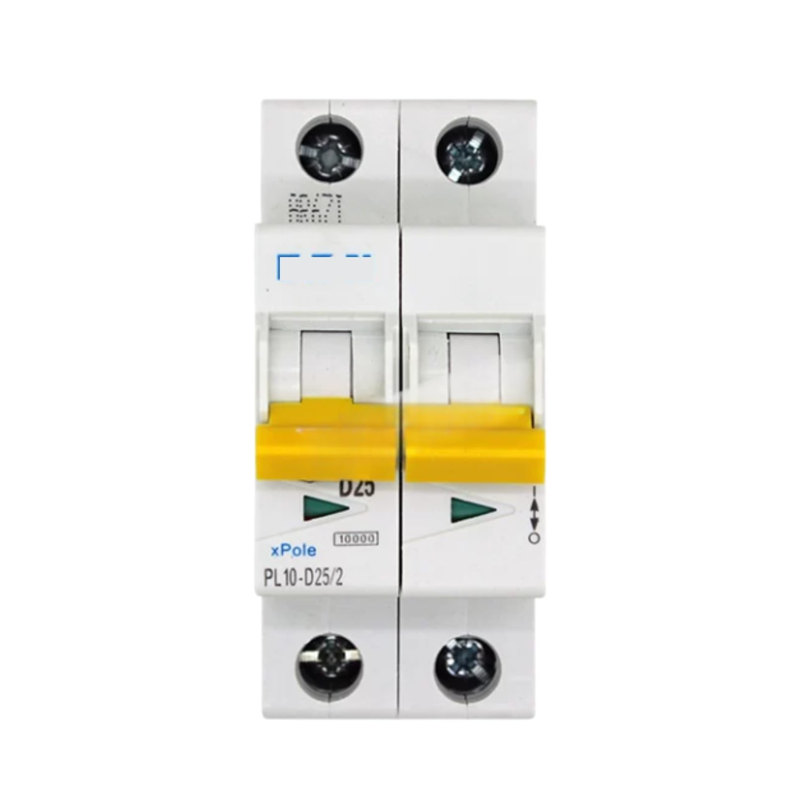HKEJSJWA Circuit Breaker PL10-D25/2, 25A 2P Mini Circuit Breaker