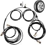 4 Way Tire Inflation System with Closed Flow Chuck for Car Trucks Off Road Vehicles-Compatible with HPA Tanks and Compressors