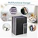 OSALADI Transparent File Storage Rack Multi Functional Desktop Organizer for Office Supplies Modern Design Easy to Use for Home Office Shop and Bookstore Storage