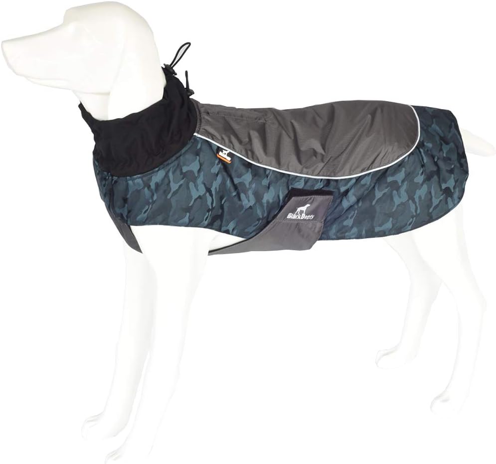 Tellpet Dog Jackets Clothes Coats for XL Large Dogs, Camouflage Blue