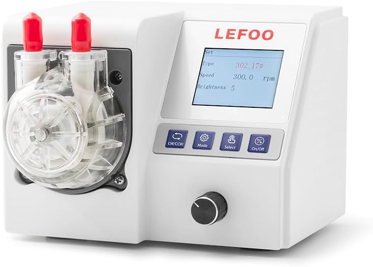 LEFOO LFPC3025ST 24V bomba de laboratorio peristáltico inteligente pequeña corriente constante de alta precisión pequeña bomba de agua de medición