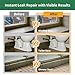 YKF Transparent Waterproof Sealant 12 Oz, Clear Water-Based Invisible Leak Repair Coating for Roofs, Walls, Bathroom, Shower, Kitchen, Indoor & Outdoor Waterproof Agent