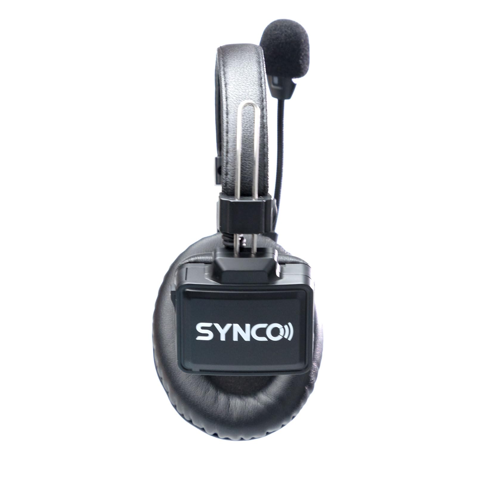 SYNCO XTalk X2 kabelloses Headset Intercom System,2.4 GHz Vollduplex 350 M/1148 FT Echtzeit-Monitoring,20 Stunden Akkulaufzeit,Telefon-Headsets für die Teamkommunikation zwischen 2 Personen