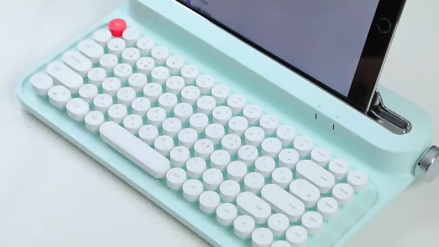 Amazon | レトロタイプライターキーボード、86キーヴィンテージ