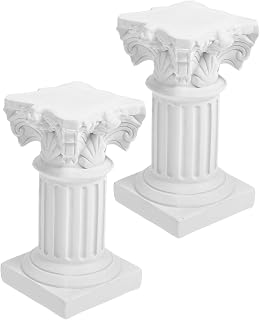 IMIKEYA Roman Column Candlestick Base Multi-Purpose Chic Vintage Style High-Temperature Resistant