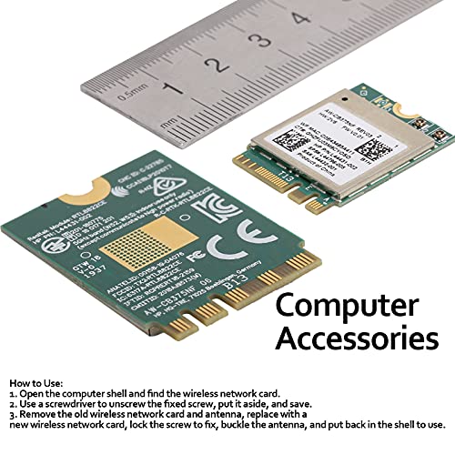 Mini Wifi Card,Wifi Module 2.4/5.0GHz,Bluetooth 5.0 M.2 NGFF Wireless Network Card 802.11a/b/g/n/ac RTL8822CE,Support for Windows 10/Linux/Android - Image 3