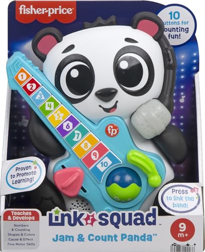Fisher-Price, Esquadrão Musical Panda Vamos Cantar Juntos, Brinquedo para Bebês, A partir de 9 meses