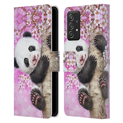 Étui portefeuille Galaxy A52 Kayomi Harai Panda en cuir