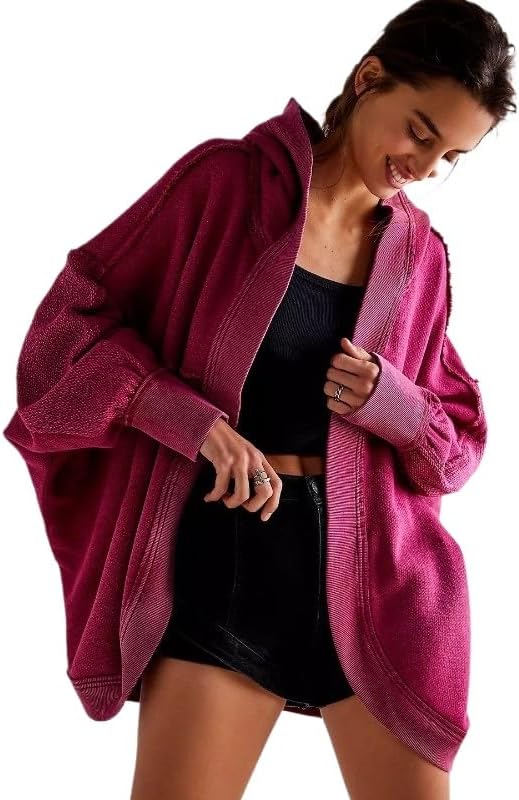 VIDI Autumn and Winter Women's Street Retro Sports Hoodie Button Cardi...