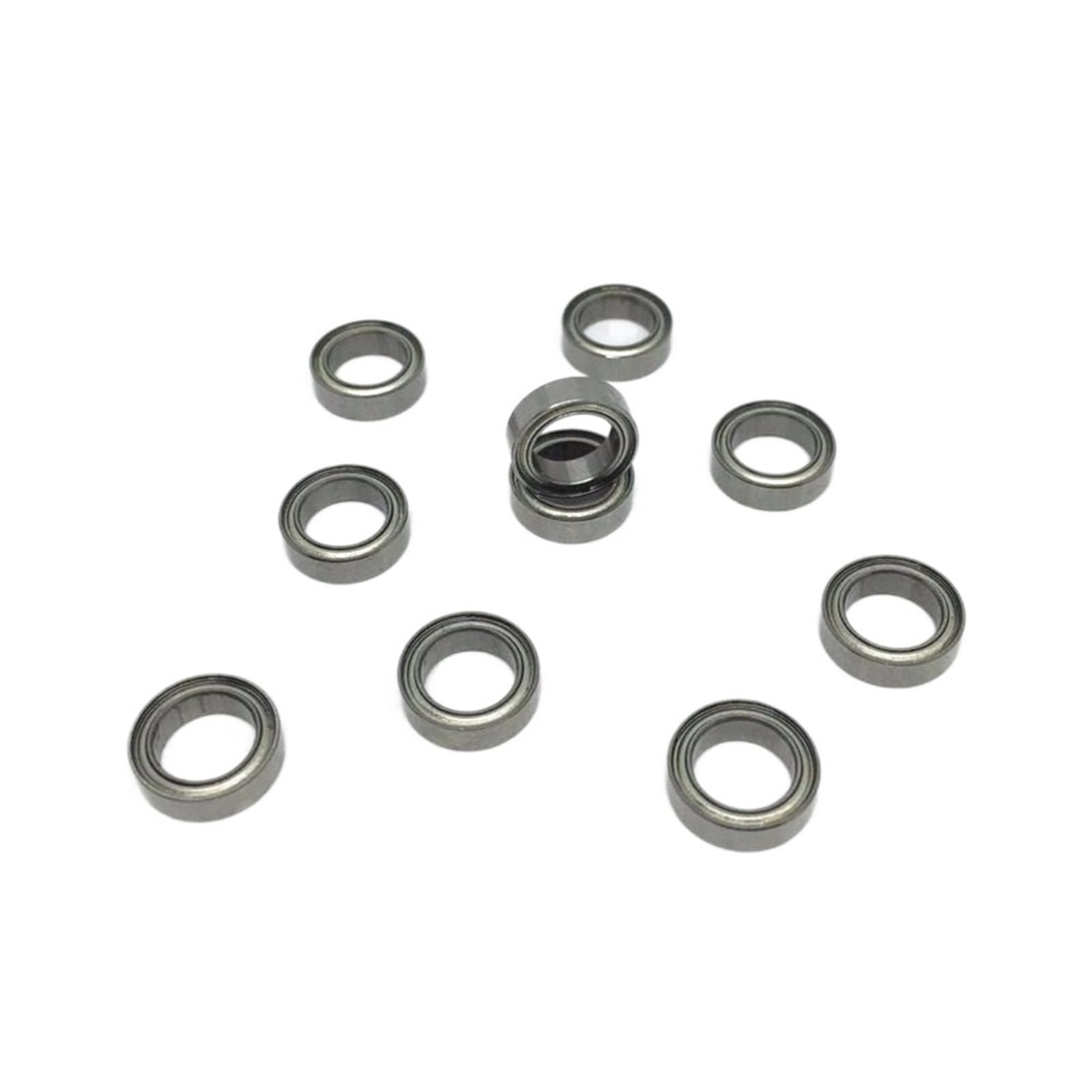 VSPPJYFG Bimetal Seal Shield Micro deep Groove Bearing 10pcs MR128ZZ 8x12x3.5mm Miniature Deep Groove Ball Bearing