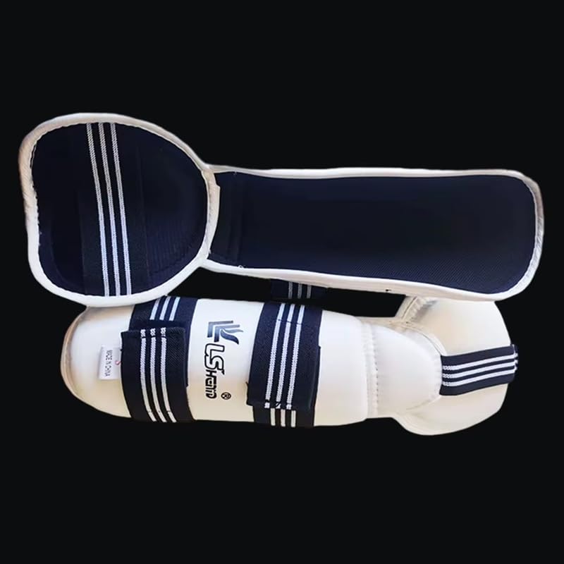 Kit di protezione per taekwondo, set completo di protezioni per braccia, stinco, gomito, gamba, supporto per adulti, bambini, combattimento, karate, arti marziali, sparring, allenamento, sanda, muay