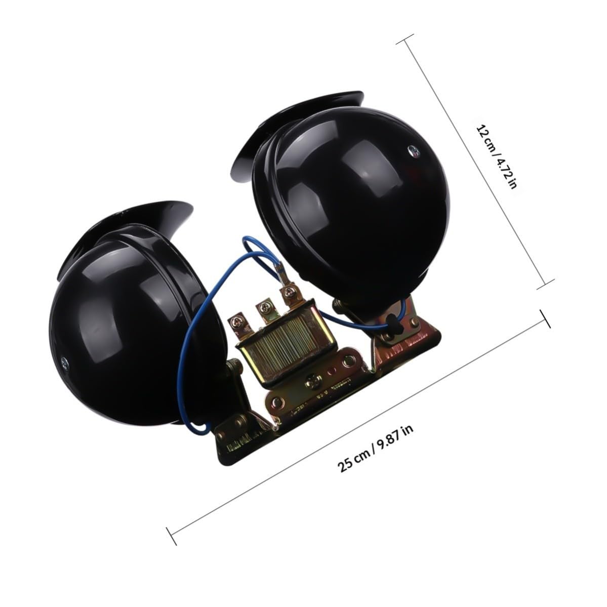 2 Stück V Zweiklanghorn Elektronische Autohupe