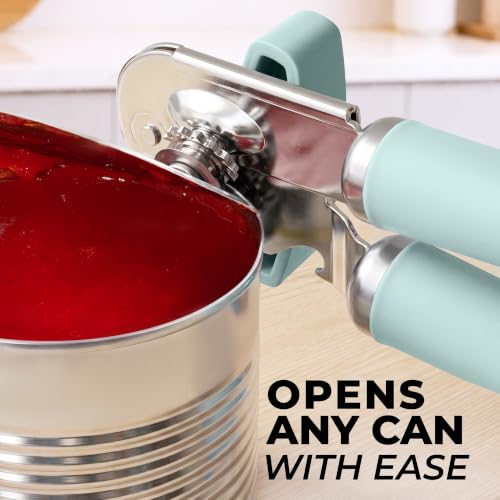 Image of Zulay Kitchen Stainless Steel Swing Open Manual Can Opener Comfortable Grip