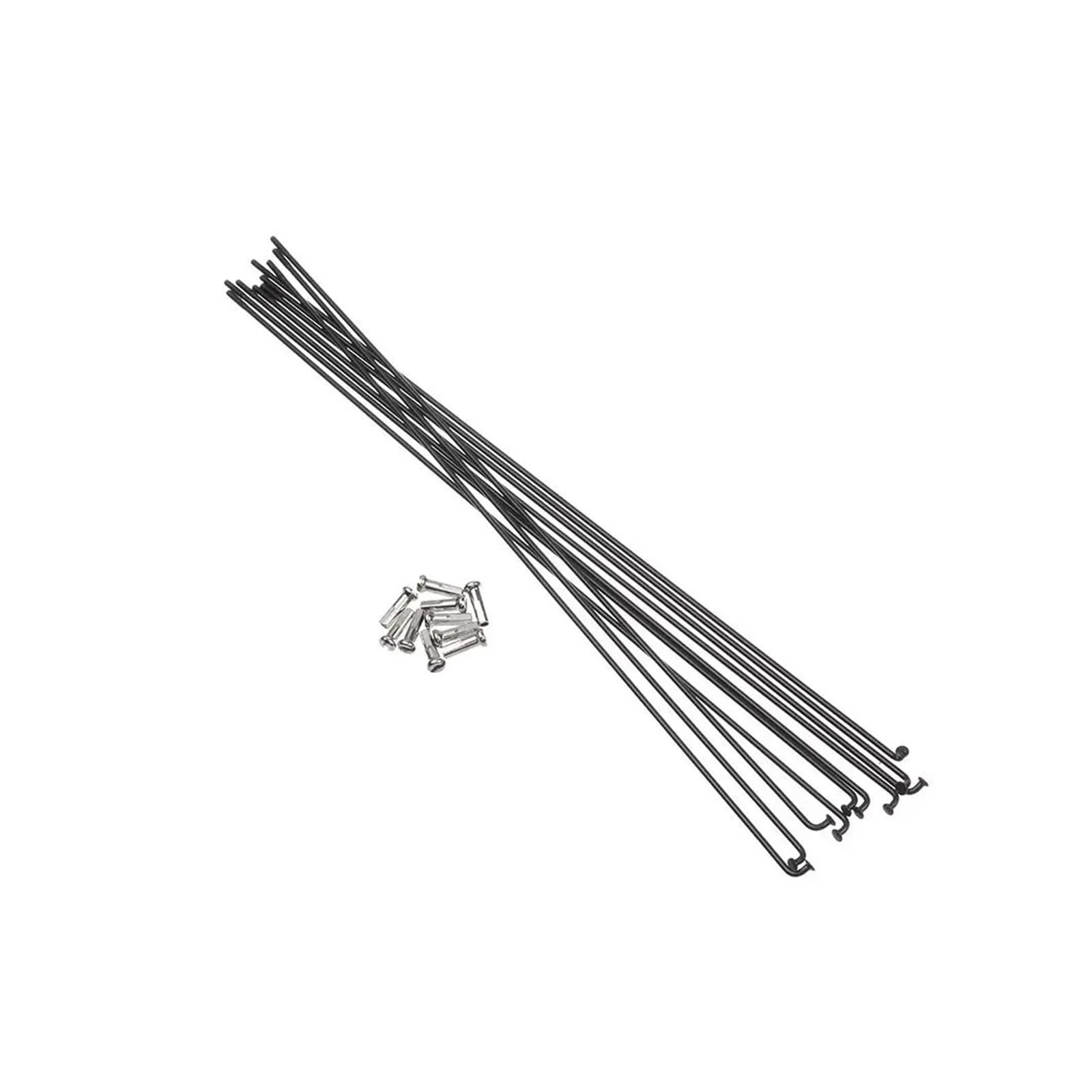 10 raggi in acciaio inox per bicicletta con nippli per mountain bike e bici da strada, fili di ricambio per la riparazione delle ruote della bicicletta (262-298 mm) (259 mm)