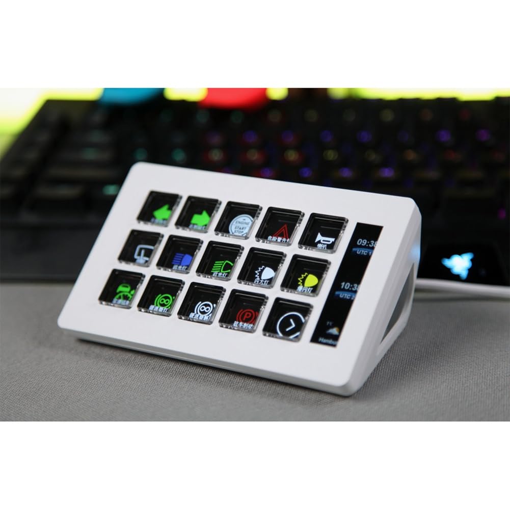 Amazon | LyxosVee ストリームデッキ ビジュアルキーボード LCD