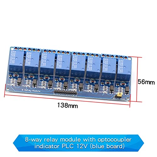 Module de carte relais 8 canaux pour domotique et automatisme 12v