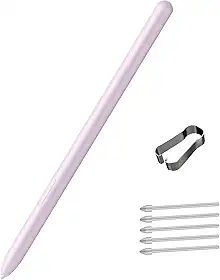 Caneta Tab S9 FE S para Samsung Galaxy Tab S9 FE de substituição para Samsung Galaxy Tab S9 FE / S9 Caneta Stylus com pontas, sem Bluetooth (roxa)