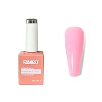 Vista 17 de FZANEST - Gel de base de goma para uñas, esmalte de uñas de gel transparente de formación, capa base de goma elástica, gel de extensión en una