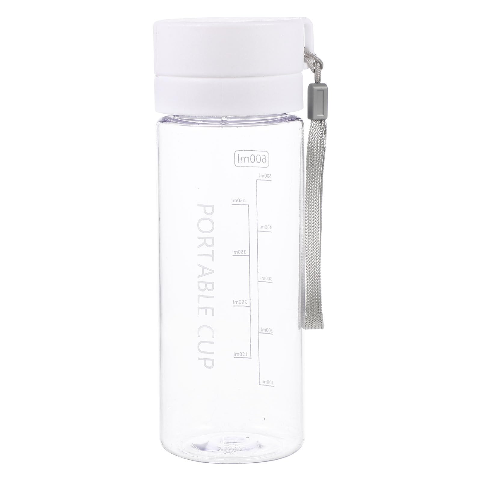 Bouteille d'eau portable pliable avec poignée et système anti-fuite pour sportifs