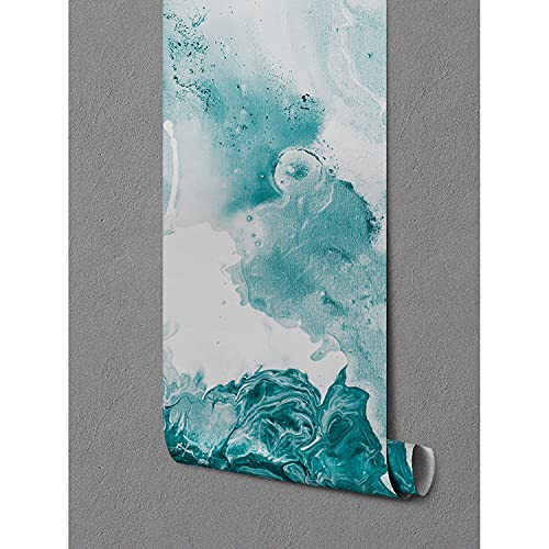Papier peint taches de marbre 250x250cm pour masquer les défauts des murs