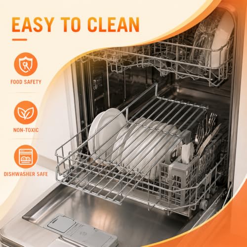 Image of GR001 Grill Warming Rack Replacement for Captiva Designs 4-Burner Gas Grill | Stainless steel, rust-proof. Expands upper cooking space for buns, veggies & meat. Tool-free drop-in.Hold Warm, Not Overcook.