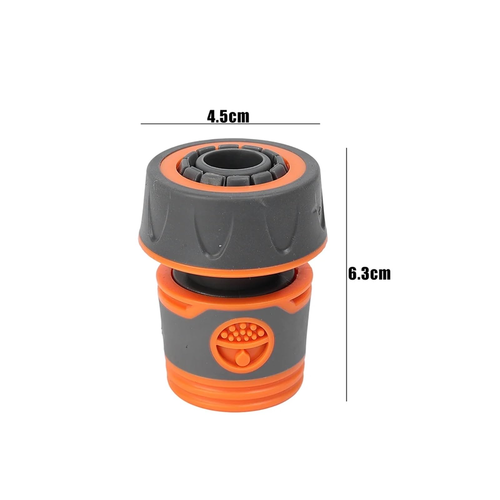 1/10PCS 3/4" Adattatore for tubo da giardino Connettore Rubinetto Estensione Giunto rapido Riparazione Tubo Acqua Danneggiato che perde Collegamento Tubo(10PCS)