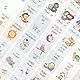 Marveligths Meilensteinkarten Baby, 48 Meilenstein Karten Set, Geschenke zur Geburt, Taufe oder Babyparty, Geschenk für Jungen & Mädchen, Baby Erstausstattung Neugeborene, Baby Geschenk