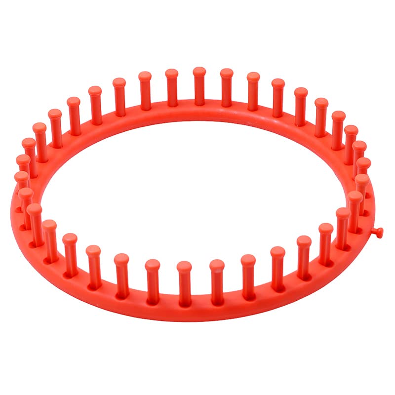 Telares De Tejer,Kit De Tejer Telar 4 Tamaño redondo tejedor Bricolaje Kit de herramientas plástico redondo círculo creativo sombrero bufanda suéter círculo telar mano tejer tejido telar