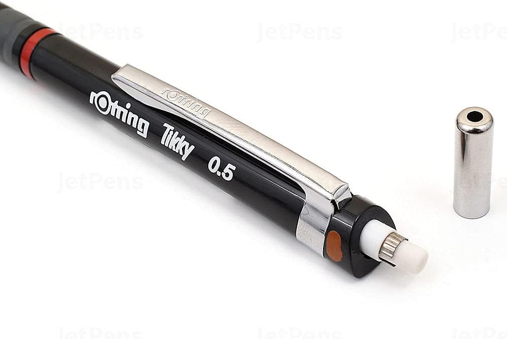 Rotring Tikky Versatil, Uçlu Kalem 0.5 mm, Siyah